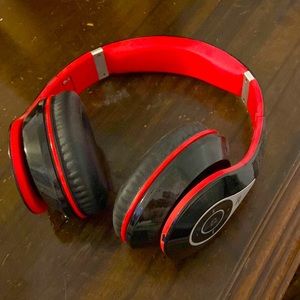 Red and Black Headphones